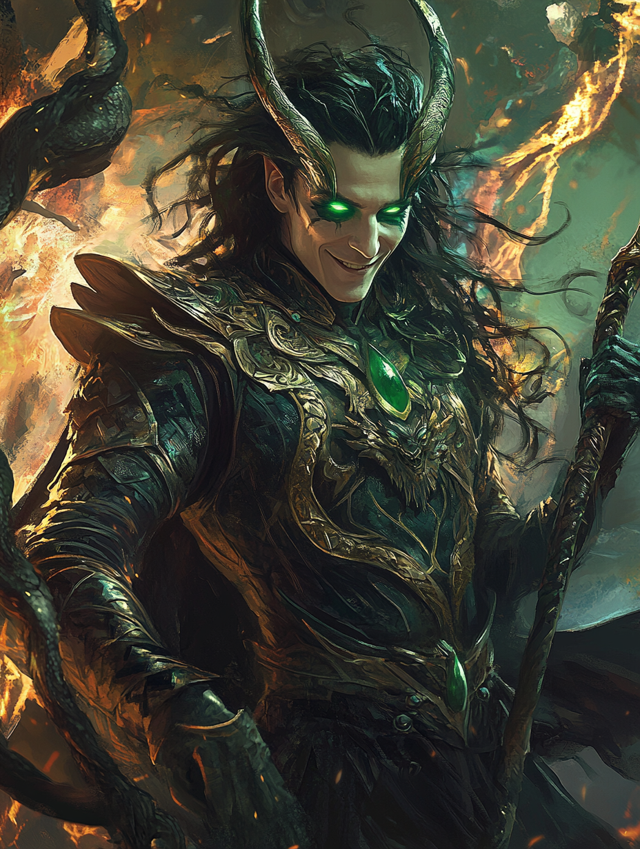 Loki der Trickster – Gestaltwandler-Karte in Nordheim