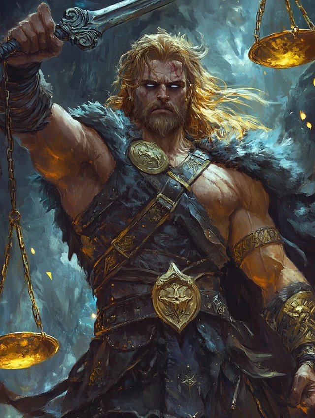 Týr der Einhändige – Krieger-Karte der Asen in Nordheim